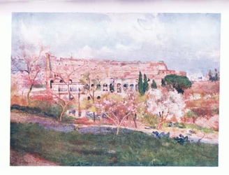 The Colosseum on a spring day